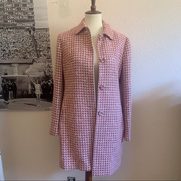 90s Nine West Pink Blush Over Coat Fall/Winter - Picture 1 of 5